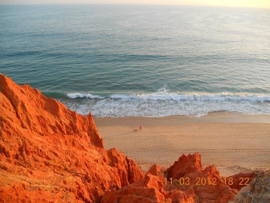 Albufeira Falesia Beach Apartment Bagian luar foto